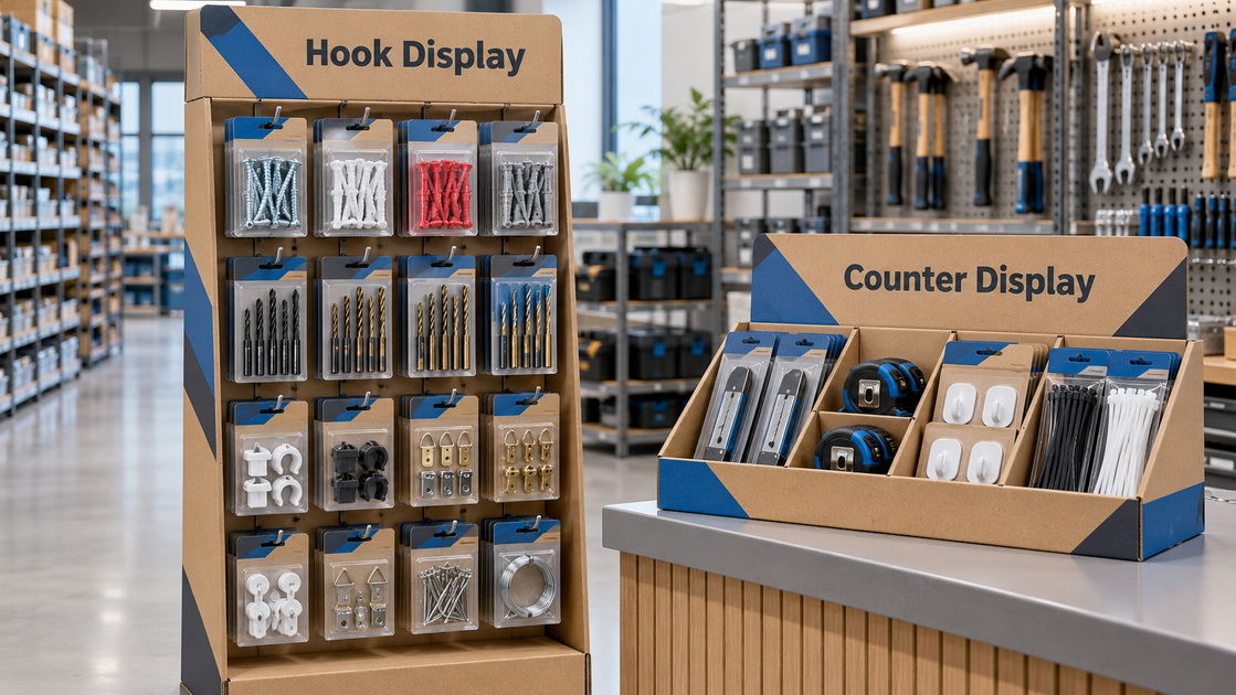 Hook Display And Counter Display Comparison Hook Display And Counter Display Comparison
