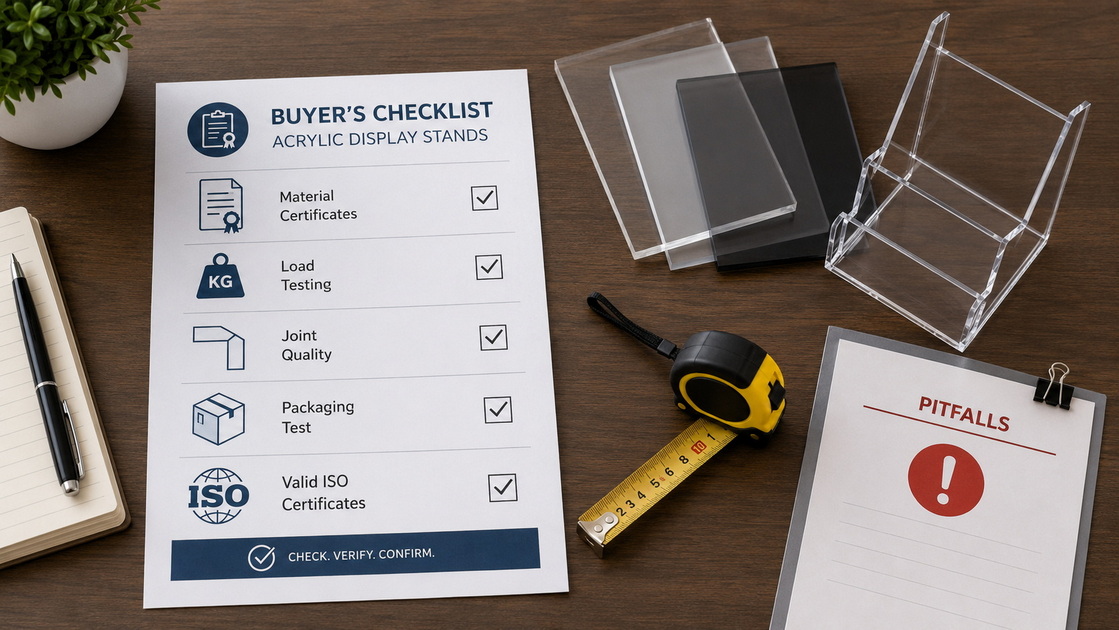 Acrylic Display Buyer Checklist Acrylic Display Buyer Checklist