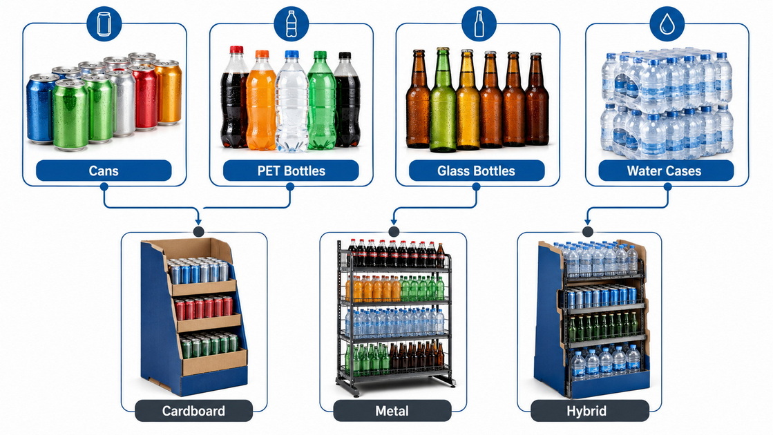 Beverage Display Selection By Product Type Beverage Display Selection By Product Type