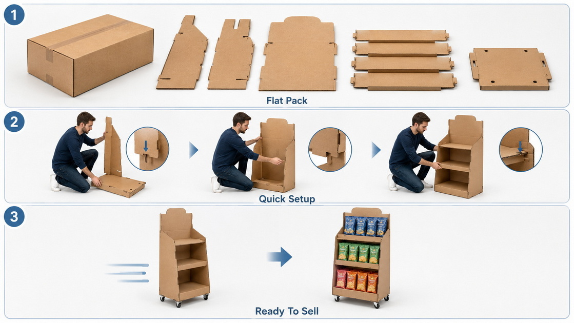 Easy Assembly And Pre Packed Displays Easy Assembly And Pre Packed Displays