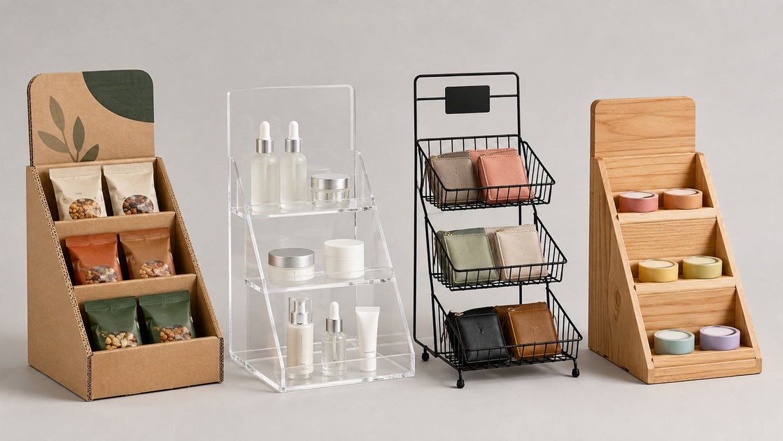 Counter Display Material Comparison Counter Display Material Comparison