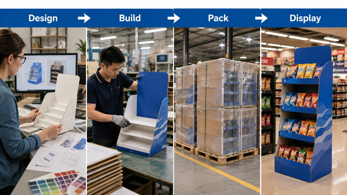 Custom Cardboard Display Design Process Custom Cardboard Display Design Process