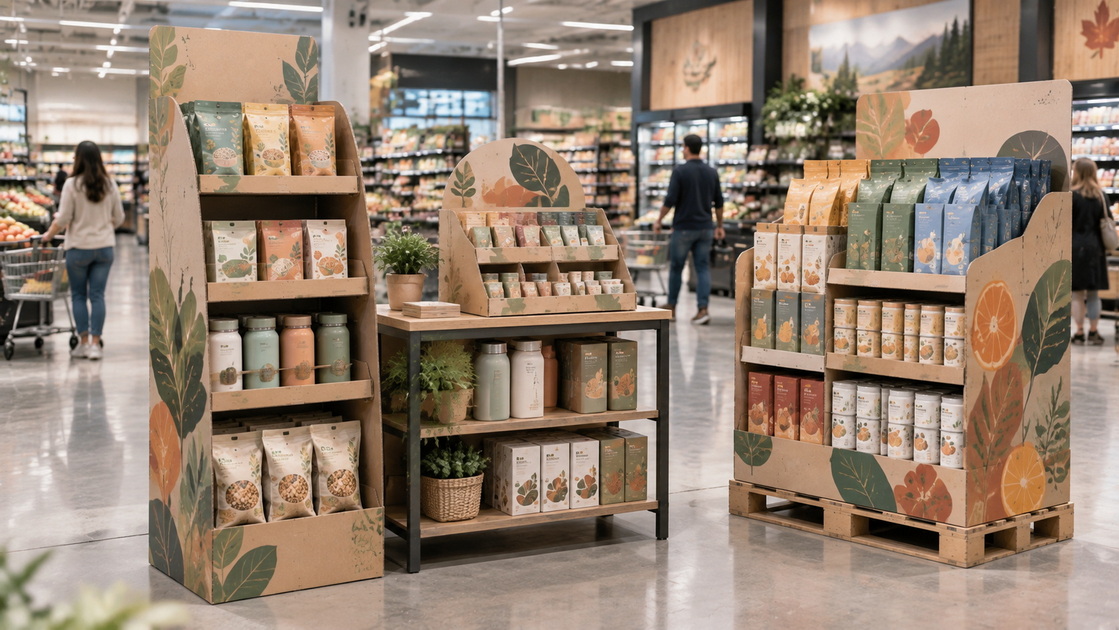 Cardboard POP Display Retail Environment Cardboard POP Display Retail Environment
