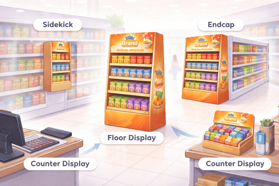 Retail POP Display Types Overview Retail POP Display Types Overview