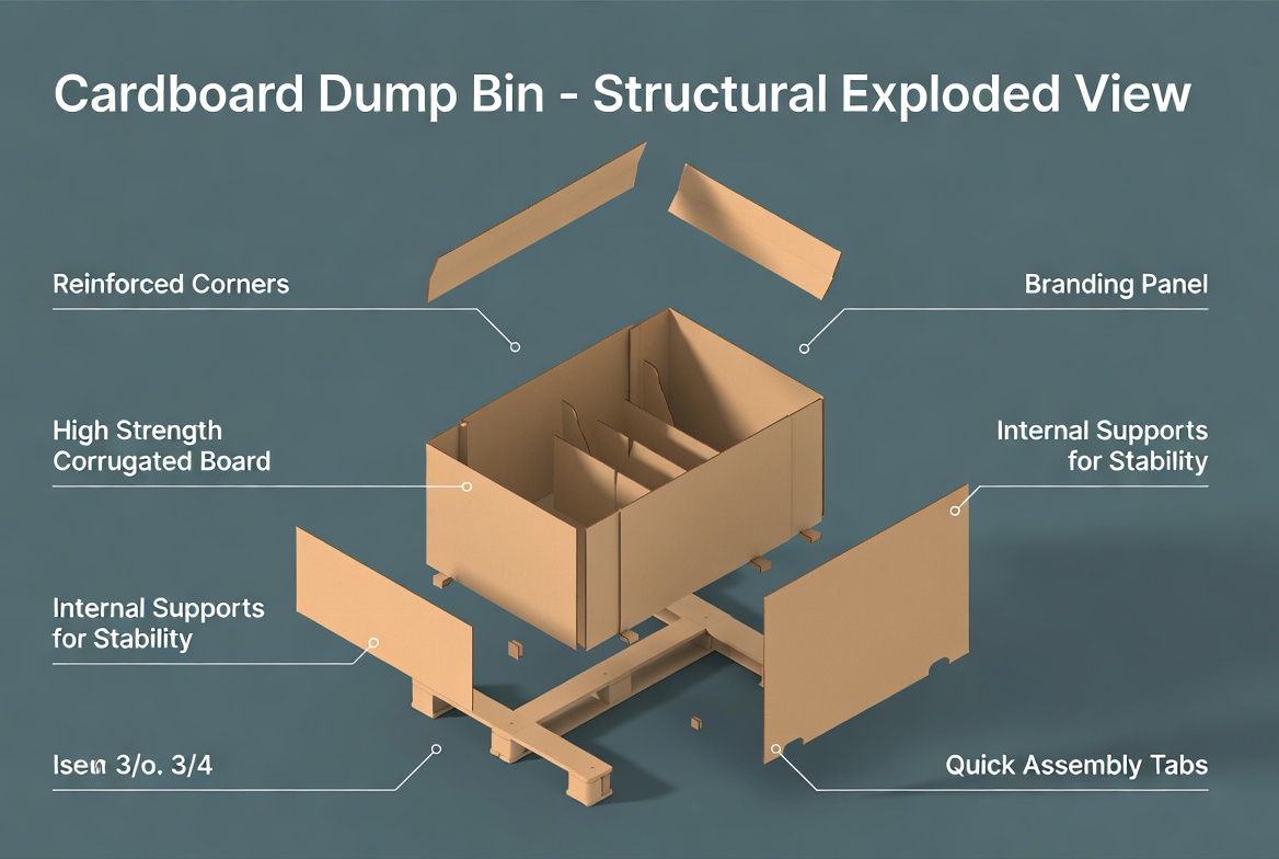 Dump Bin Design Anatomy Diagram Dump Bin Design Anatomy Diagram