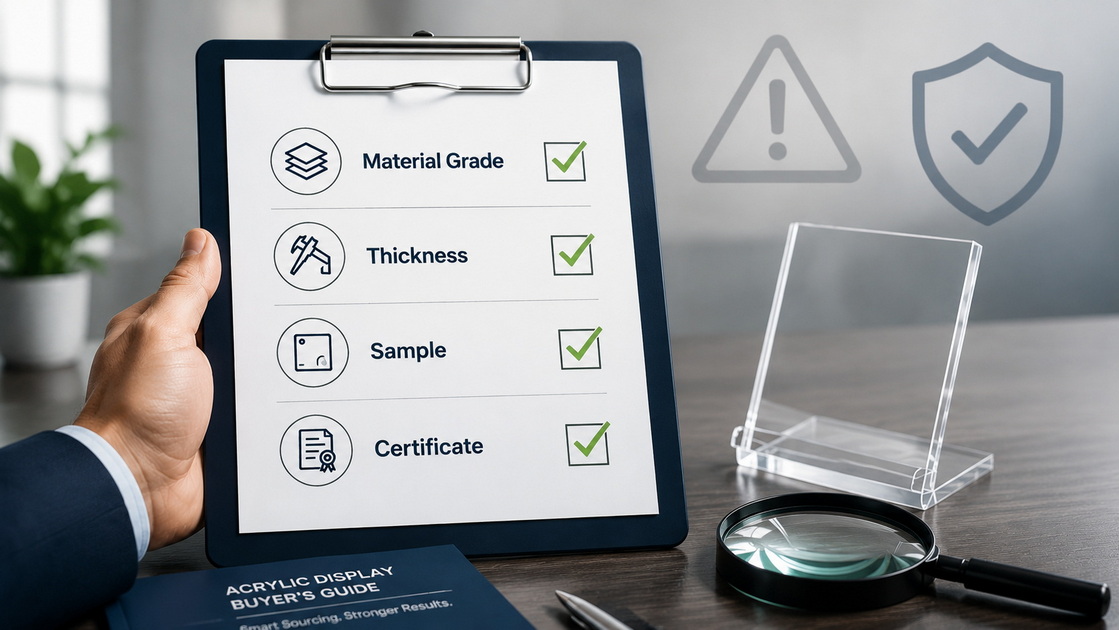 Acrylic Sourcing Checklist Acrylic Sourcing Checklist