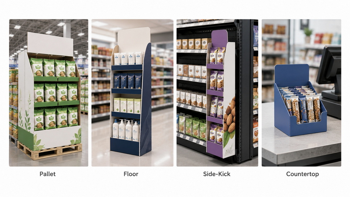 Types Of Cardboard POP Displays Types Of Cardboard POP Displays