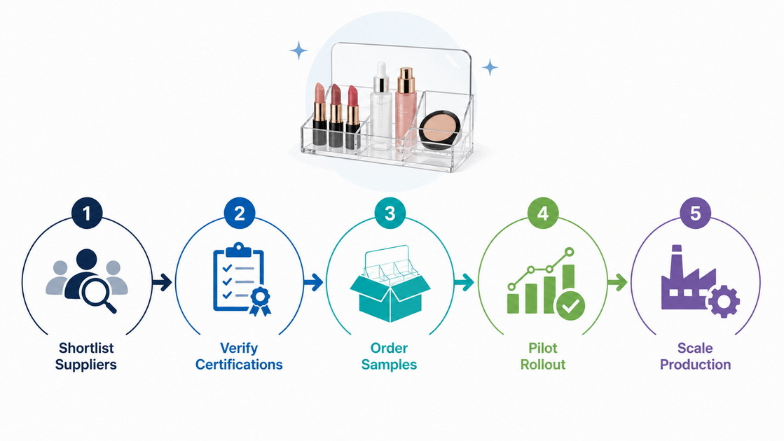 Buyers Journey For Cosmetic Display Procurement Buyers Journey For Cosmetic Display Procurement