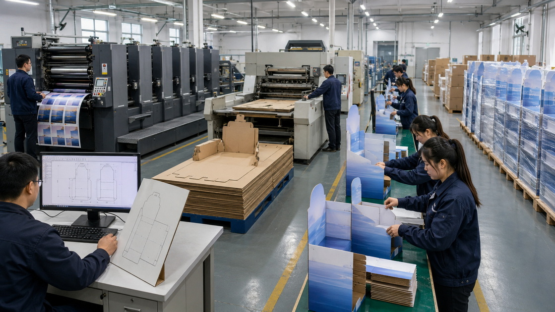 China POP Display Manufacturing Process China POP Display Manufacturing Process