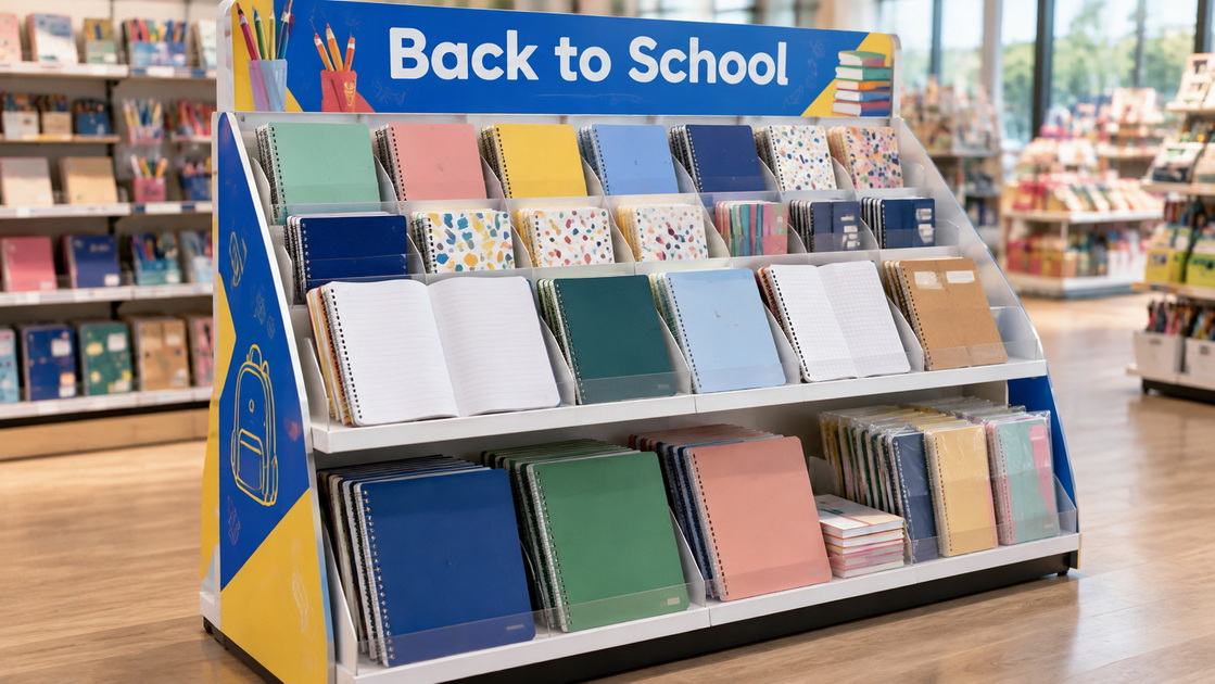 Organized Back to School Notebook Assortment Organized Back to School Notebook Assortment