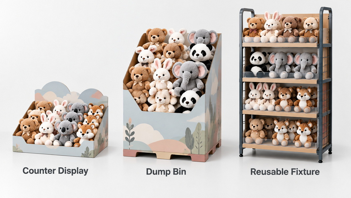 Plush Toy Display Format Comparison Plush Toy Display Format Comparison