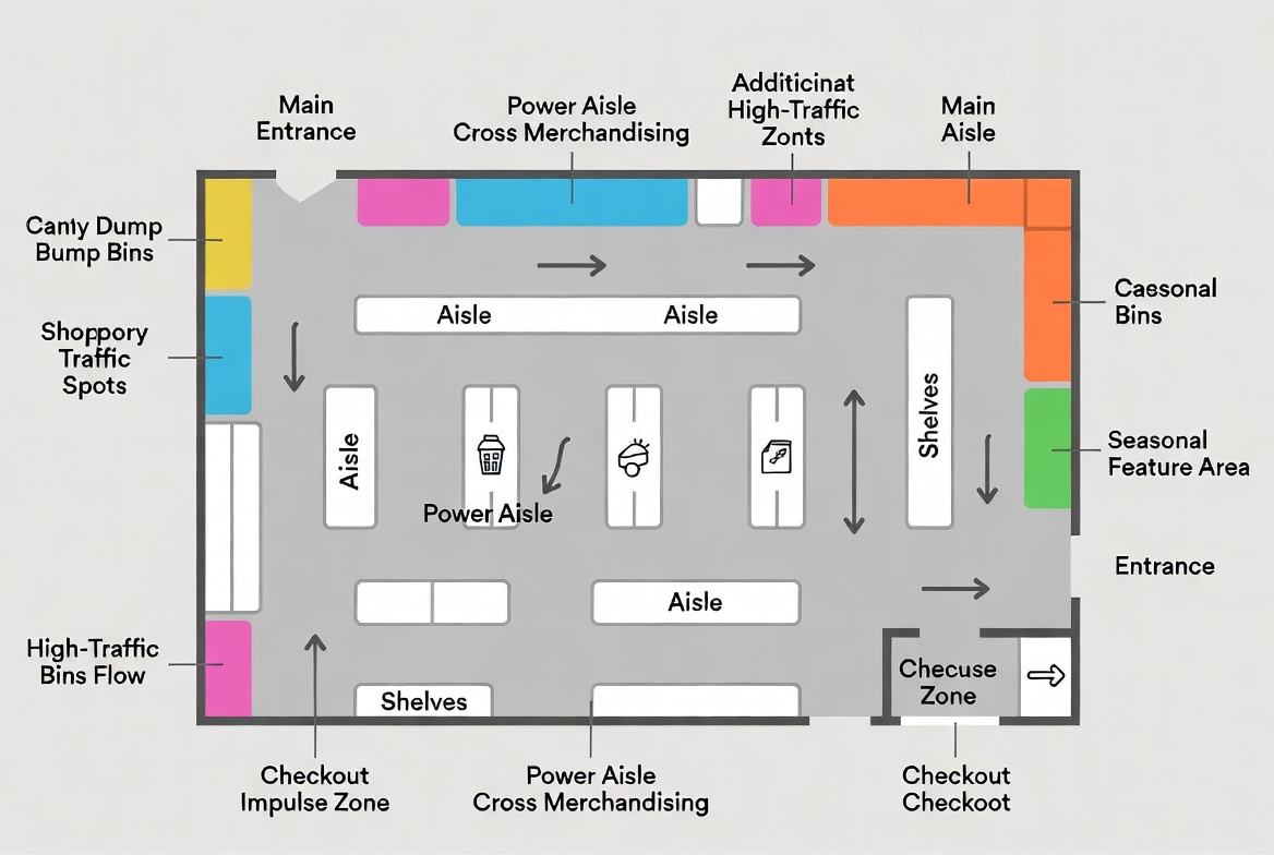 Dump Bin Placement Strategy Map Dump Bin Placement Strategy Map
