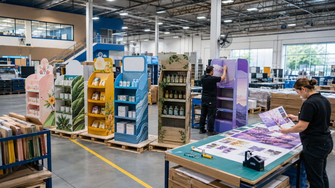Long Win Pallet Display Production Long Win Pallet Display Production