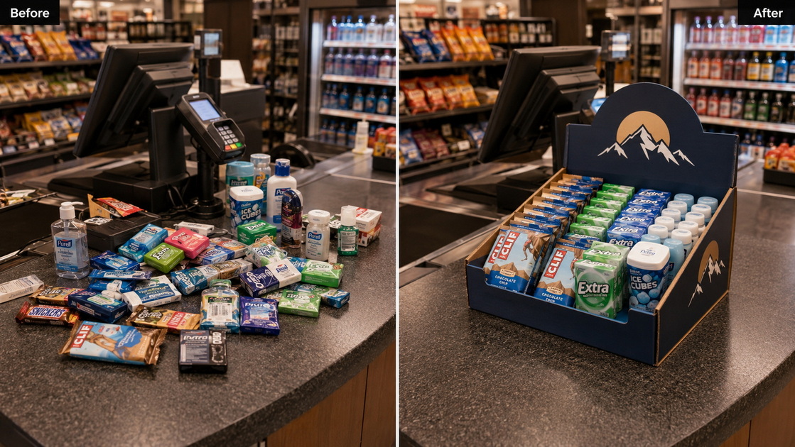 Before And After Counter Display Before And After Counter Display