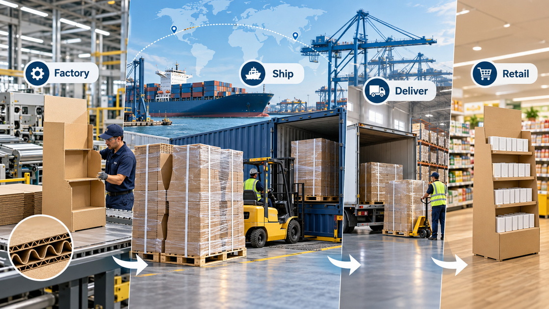 Pallet Display Export Logistics Journey Pallet Display Export Logistics Journey