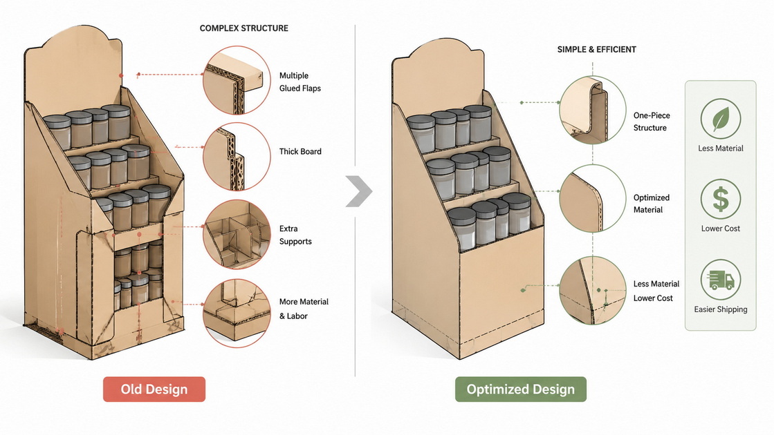Efficient Cardboard Display Structure Design Efficient Cardboard Display Structure Design