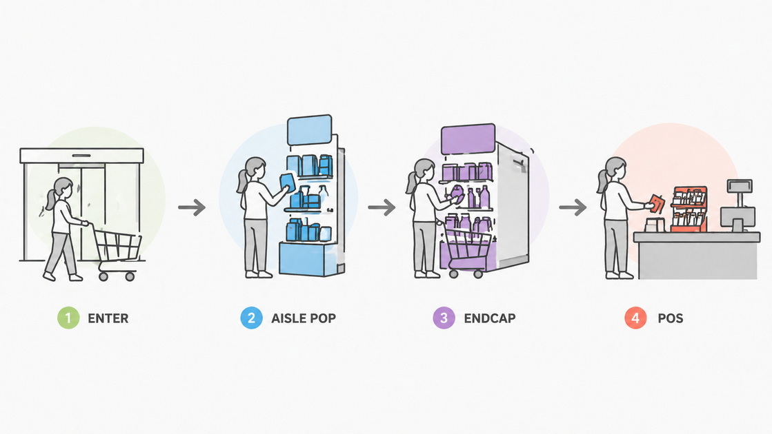POP POS Campaign Flow Infographic POP POS Campaign Flow Infographic