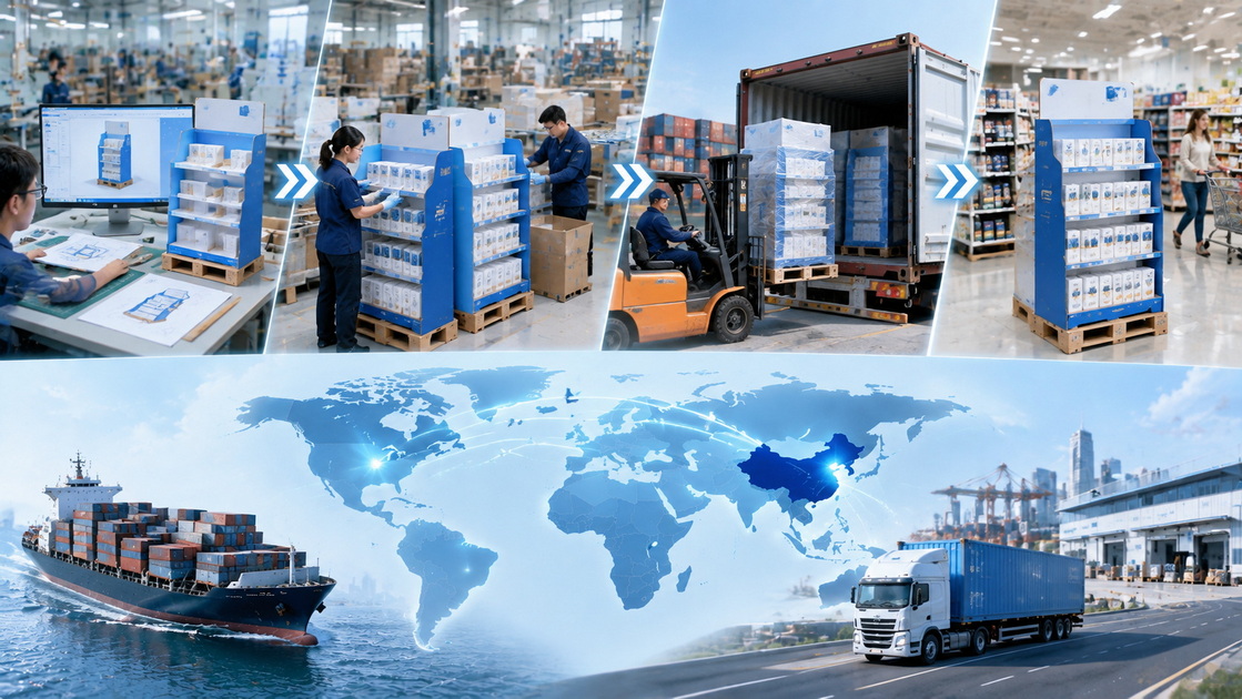 Pallet Display Supply Chain Journey Pallet Display Supply Chain Journey