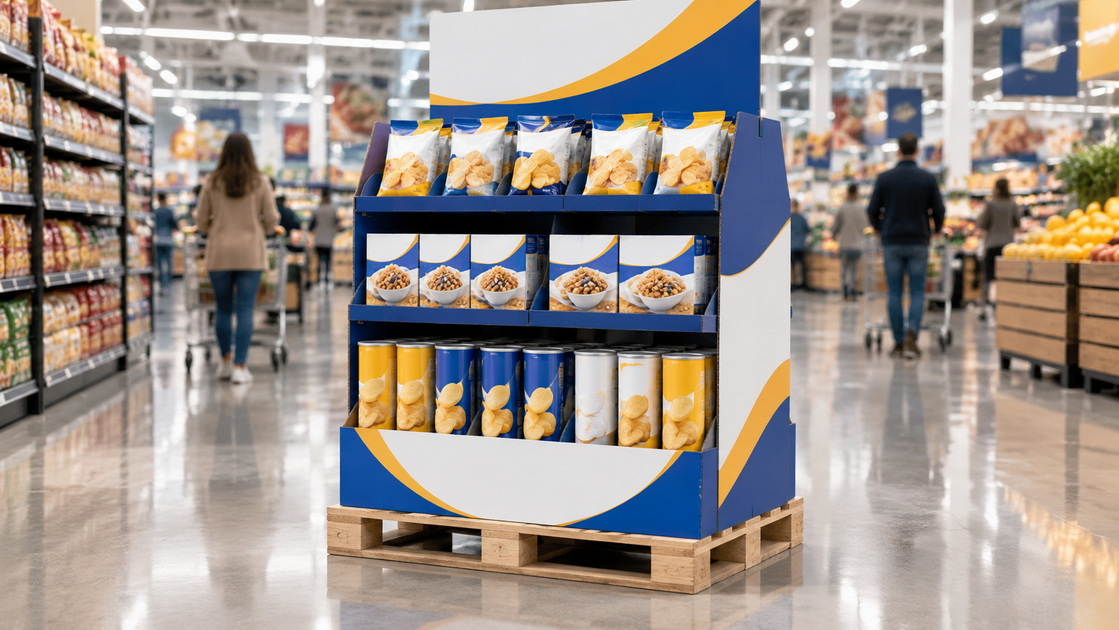 Walmart Pallet Display Retail Aisle Walmart Pallet Display Retail Aisle