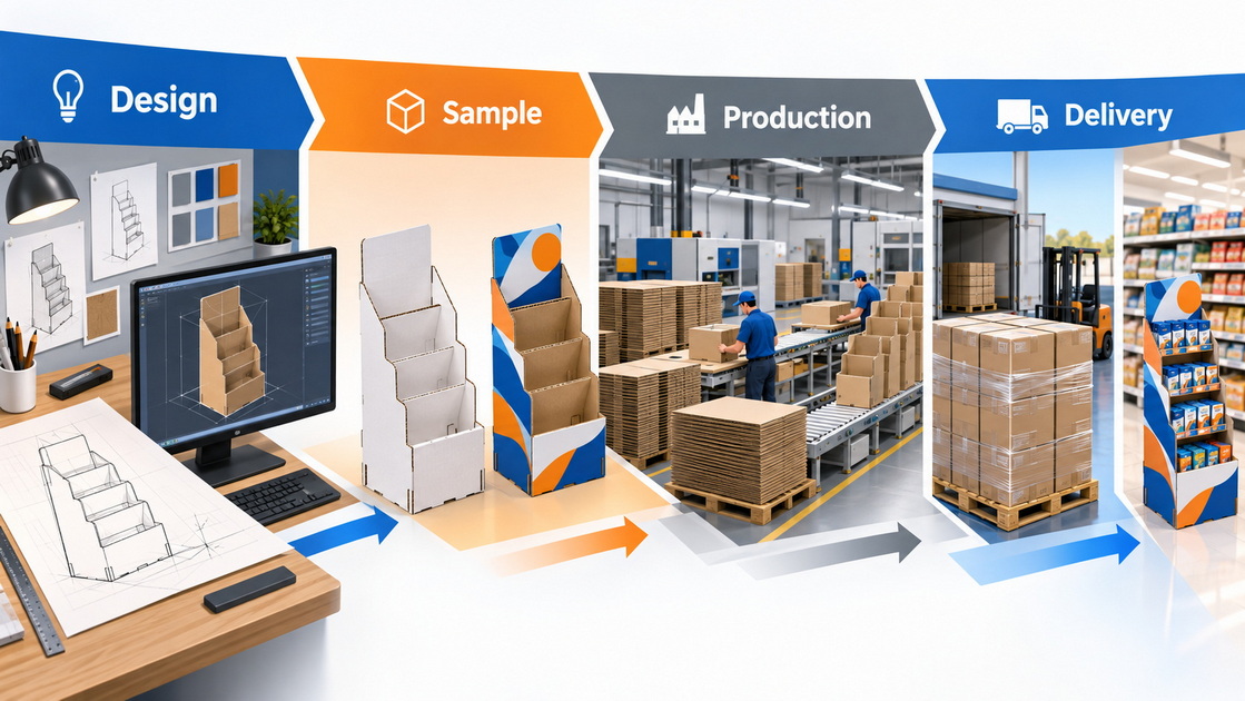 Quarter Pallet Display Production Timeline Quarter Pallet Display Production Timeline