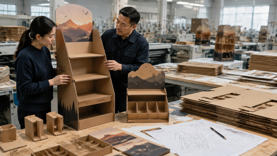Custom Cardboard POP Display Manufacturing Custom Cardboard POP Display Manufacturing
