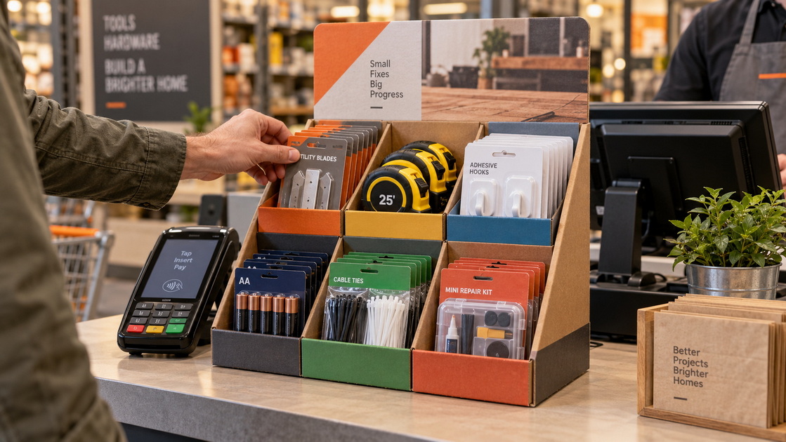 Counter Display For Small Hardware Products Counter Display For Small Hardware Products