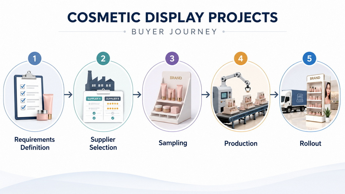 Buyer Journey For Cosmetic Display Projects Buyer Journey For Cosmetic Display Projects