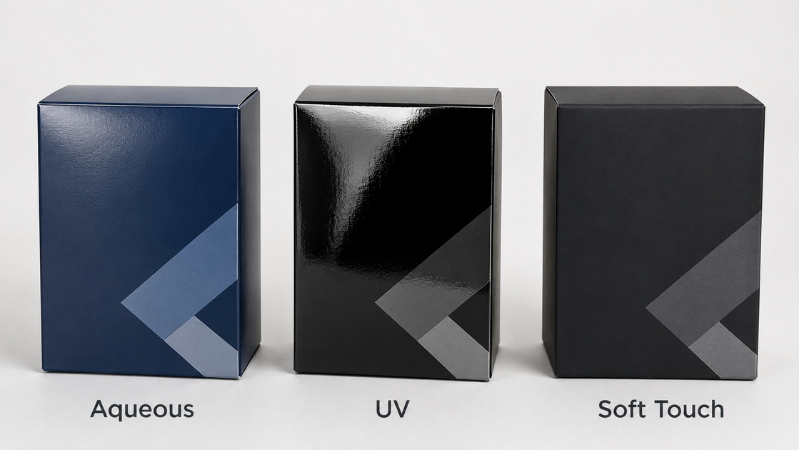 Packaging Coating Comparison Visual