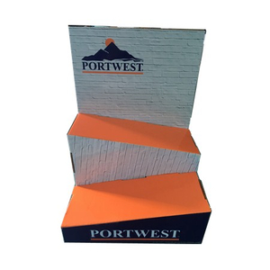 Eco Friendly Cardboard Shoes Counter Top Display 