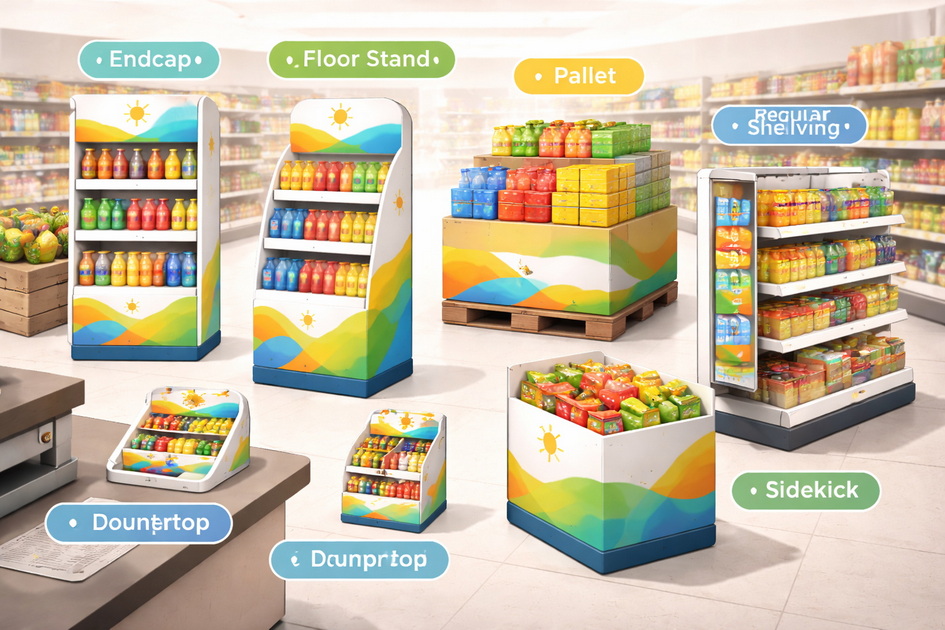 ​The Most Effective Types of Retail Displays (And How To Choose The Right One for Your Products)