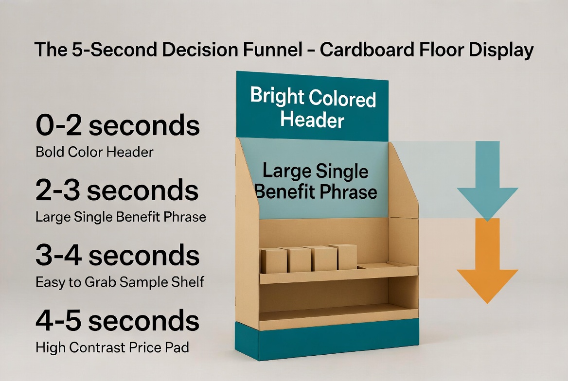 Five Second POP Display Funnel