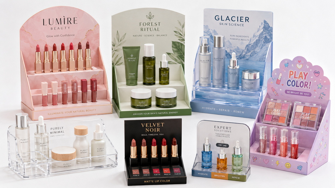 Cosmetic Countertop Display Collection Cosmetic Countertop Display Collection
