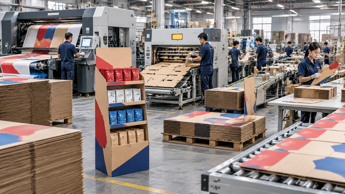 Cardboard POP Display Manufacturing