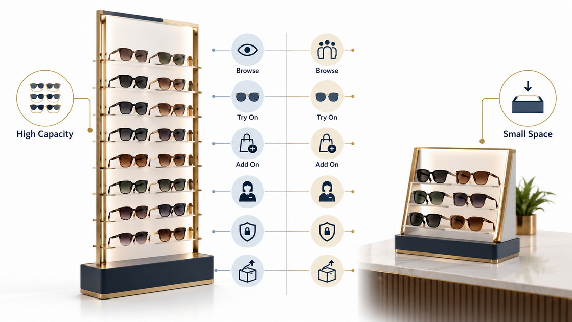 Optical Display Selection Matrix