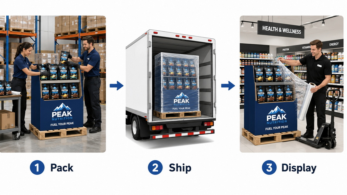 Pre Packed Pallet Display Deployment Process