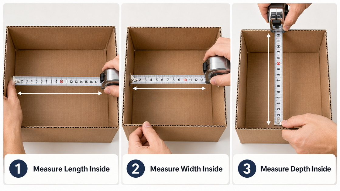 Measuring Internal Box Dimensions