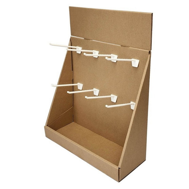 Cardboard Display with Hooks