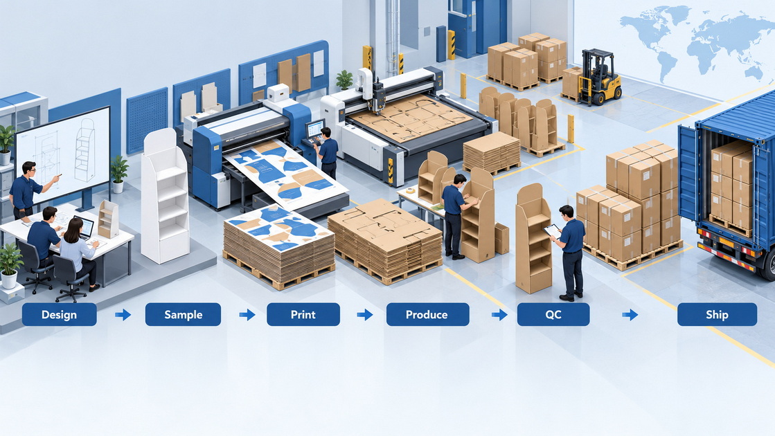 Cardboard Display Production Timeline