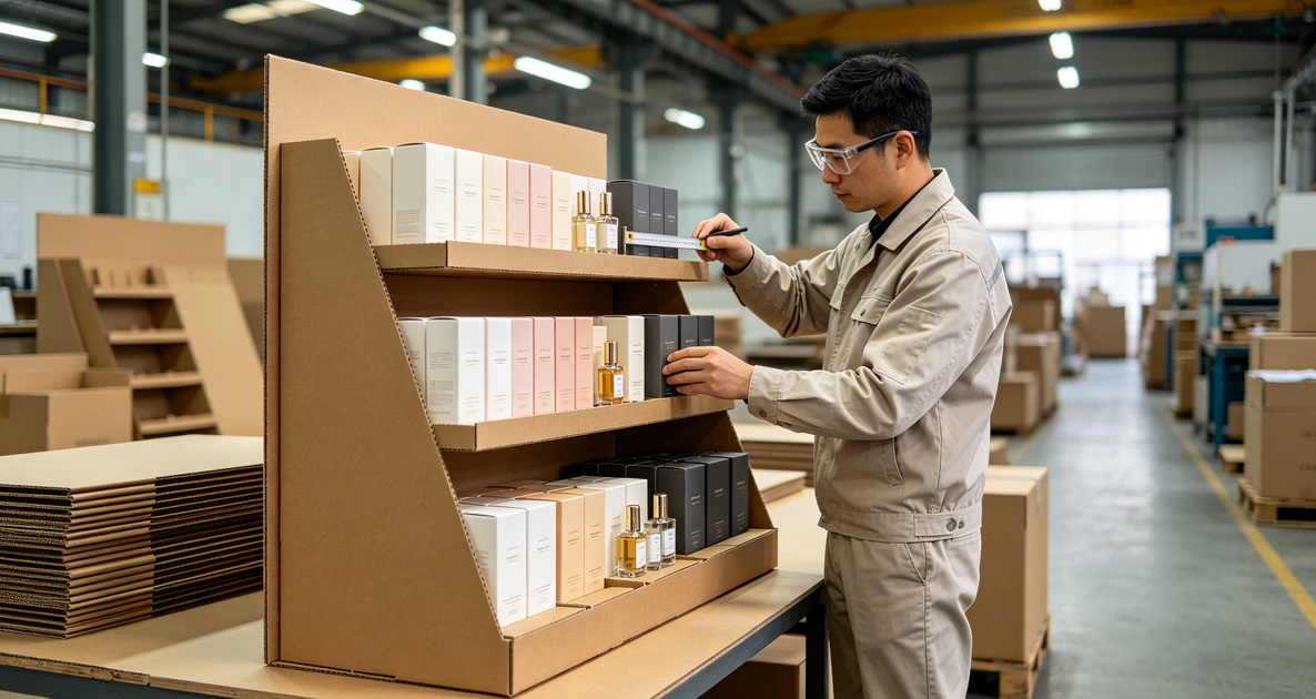 Cosmetics POP Display Quality Inspection