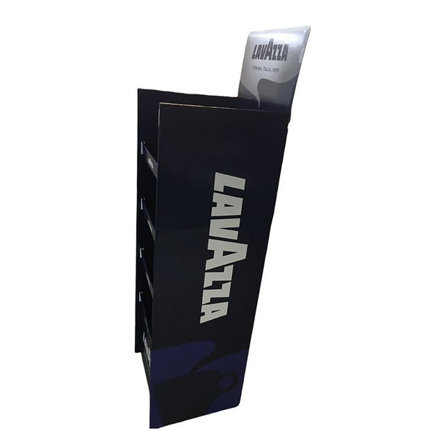 Cardboard Coffee Floor Display in Coles Supermarket