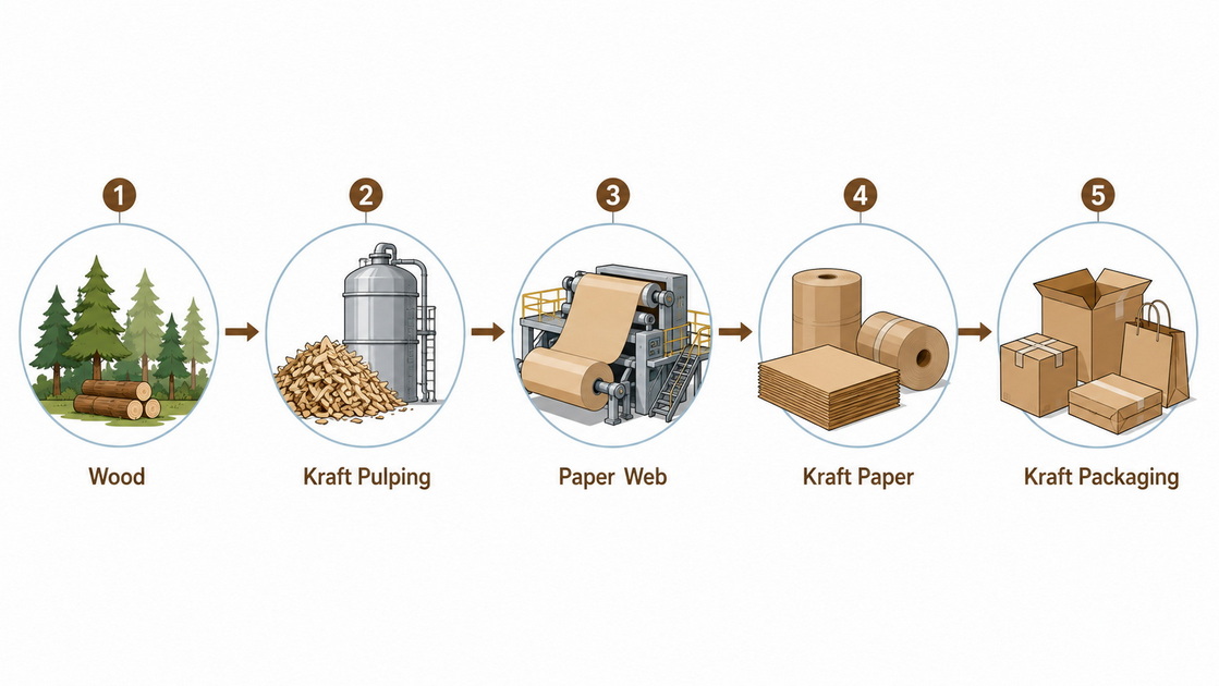 Kraft Paper Production Flow Kraft Paper Production Flow