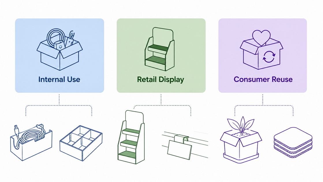 Cardboard Box Reuse Categories For Brands