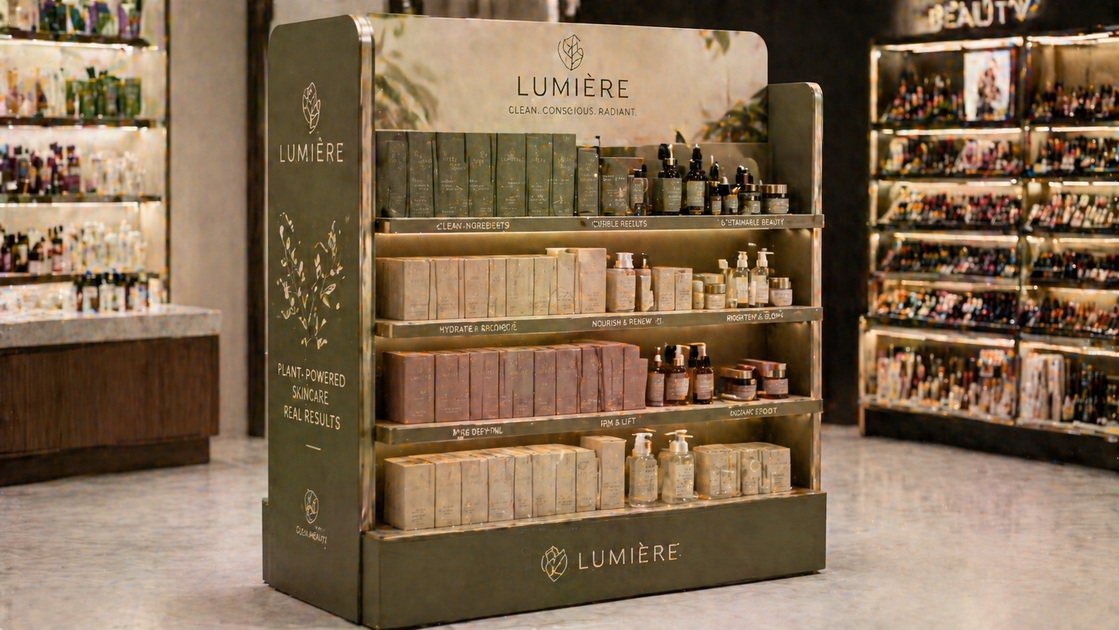Cosmetic Pop Display In Store