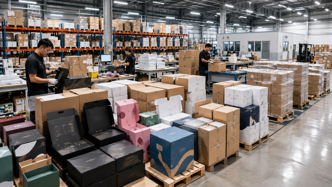 Custom Corrugated Packaging Warehouse