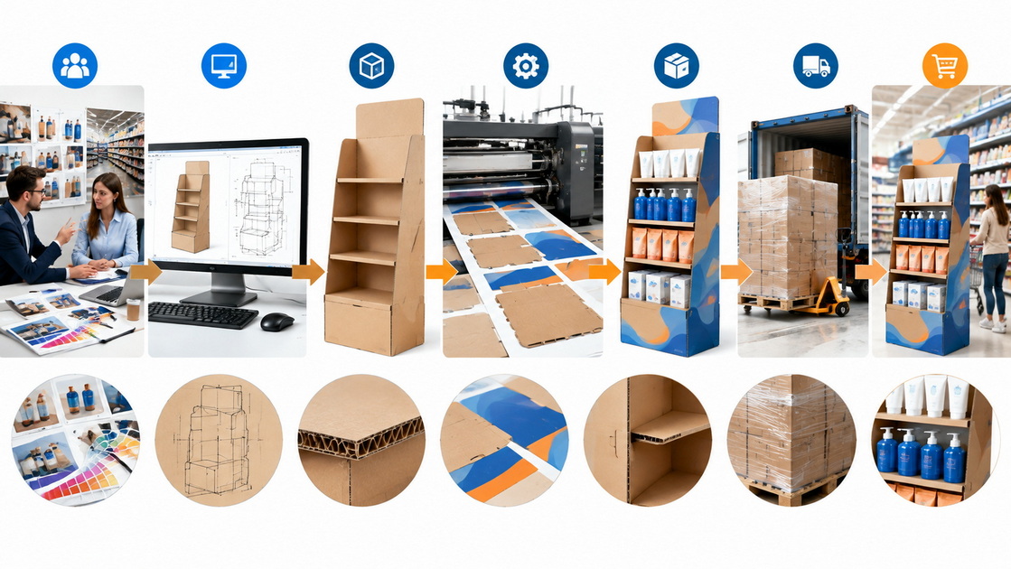 Cardboard Display Manufacturing Process