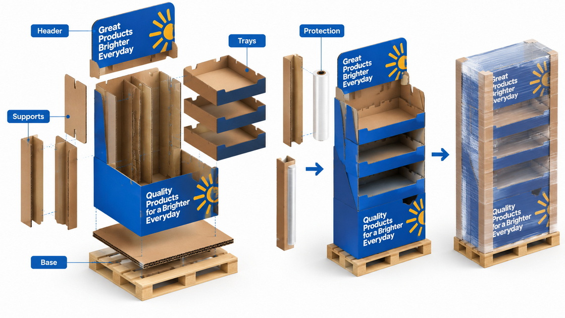 Pallet Display Engineering Structure Pallet Display Engineering Structure