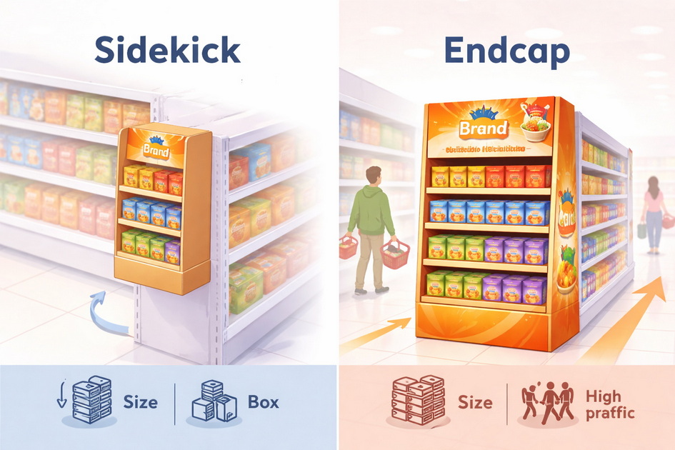 Sidekick And Endcap Comparison Visual