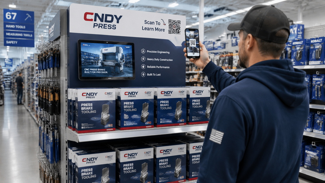 Interactive Retail Display With QR Code