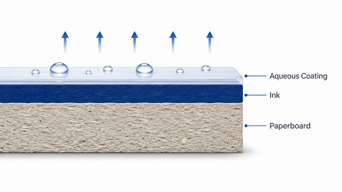 Aqueous Coating Layer Structure