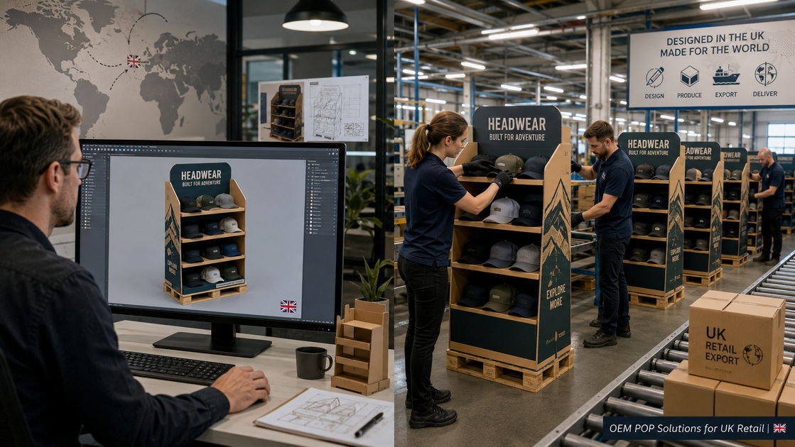 Long Win Display OEM For UK Retail